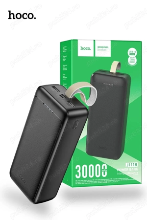 baterie externa 30000mA powerbank premium , porturi 2 usb + usb type c , noi sigilate