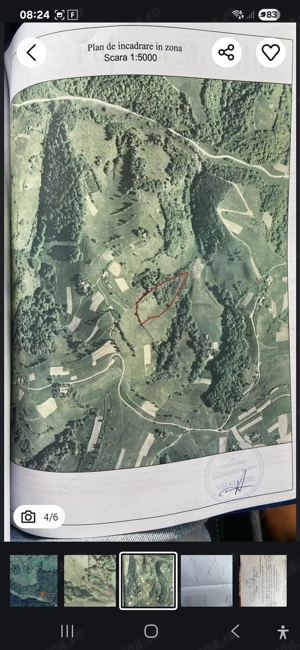 Teren la munte intr o zona de vis  - imagine 2