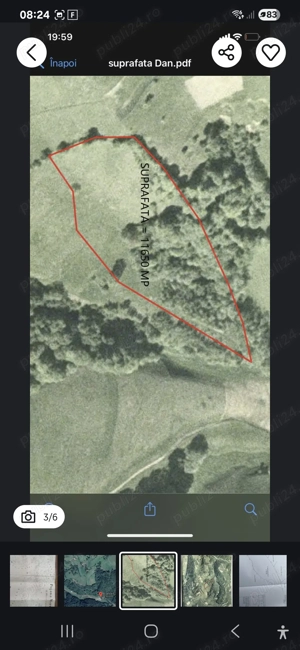 Teren la munte intr o zona de vis  - imagine 4