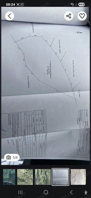 Teren la munte intr o zona de vis  - imagine 3