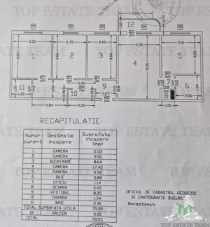 Apartament  4 camere Mosilor,  balcon, vedere  spate - imagine 19
