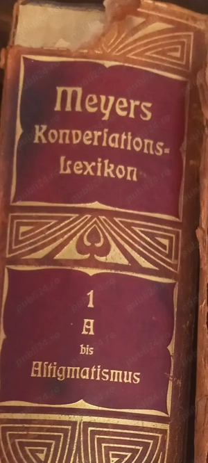 Carte veche: Meyers Konveriations Lexikon