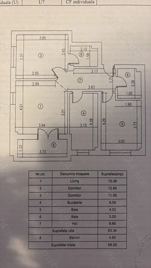 Apartament 3 camere, 2 băi, situat în Chiajna - imagine 2