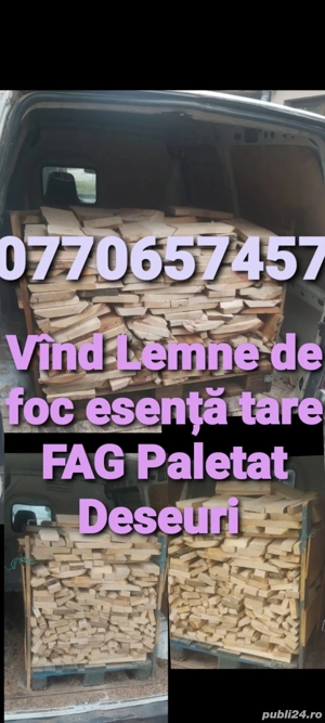 Vînd Lemne de foc  FAG Paletat USCAT Deseuri 