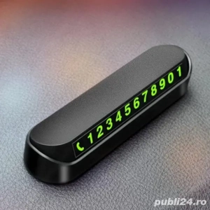 Suport bordul mașinii cu afișare nr de telefon 