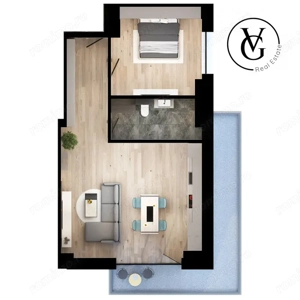 Apartament 2 camere - LakeSide Home -predare 2025 - imagine 9