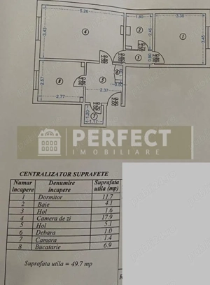 Apartament 2 camere DECOMANDAT, Malu Rosu-Str.Carol Davila, 79.000 euro - imagine 10