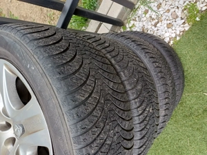 Vând 4 jante cu anvelope M+S - imagine 2