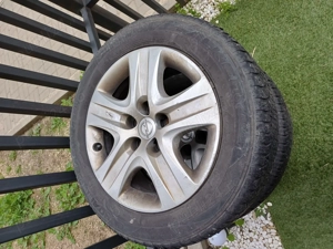 Vând 4 jante cu anvelope M+S