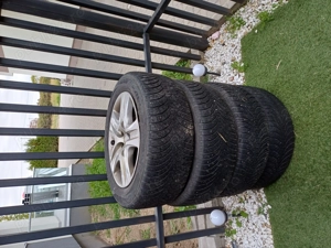 Vând 4 jante cu anvelope M+S - imagine 3