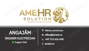 Angajăm Inginer electrician