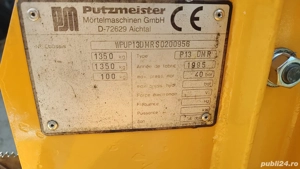 vand pompa de tencuit PutzMeister - imagine 3