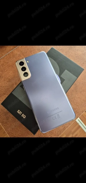 Telefon samsung S21 plus gold nou impecabil - imagine 5