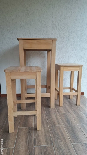 Set masa si 2 scaune bar