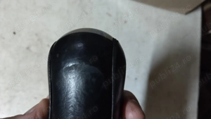 Nuca schimbator din piele FORD FOCUS / C MAX etc 5 trepte rosu  - imagine 10