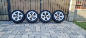 Jante17" Bmw cu anvelope M +S in stare buna  - imagine 3