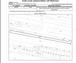 Teren intravilan 4290 mp   Argeșelu, Mărăcineni, deschidere la DN73 - imagine 3