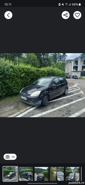 dezmembrez ford fiesta 1.3 benzina 2003 - imagine 3