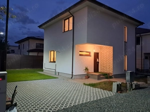   OFERTA DE SARBATORI  proprietar vând vilă nouă în Otopeni,P+1,4 camere.  - imagine 2