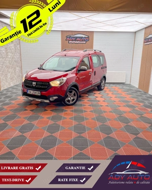 DACIA DOKKER STEPWAY , 1.3Benzina, 72600KM, Livrare gratis in toata tara, Garantie 12 luni, Buy-back