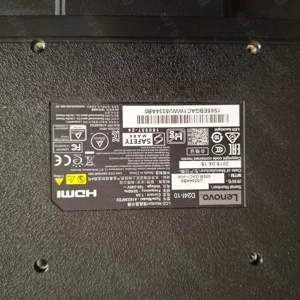 Monitor Lenovo 24  (D24i-10)   imagine clară, design modern - imagine 2