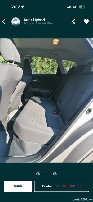 Toyota Auris II 2016 Hibrid  - imagine 5