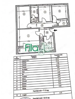 Apartament 4 camere Policlinica Titan