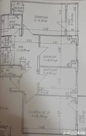 Apartament de vanzare, 3 camere, confort 1