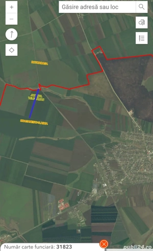 Teren extravilan Drăgănești-Vlașca 