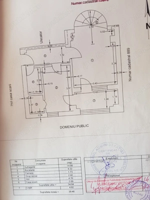 Apartament 4 camere Buzău Zona Ultracentral, structură cu scară interioara - imagine 7