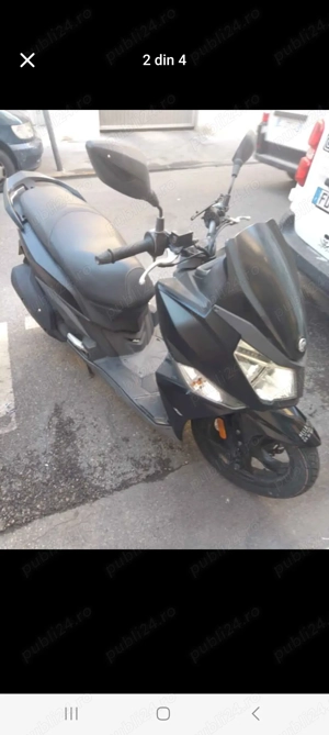 SYM Motor fiabil și economic, normă Euro 5  Doar 7.057 km reali 