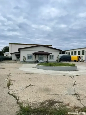 Teren industrial cu platforma betonata