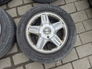 Jante OPEL R15 5 X 110 Aliaj cu Cauciucuri Astra Corsa Vectra Zafira - imagine 5