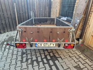 Remorca cu sistem de franare 1200 kg - imagine 3