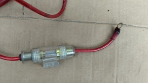 Cablu + plus borna auto statie cu siguranta 5m - imagine 9