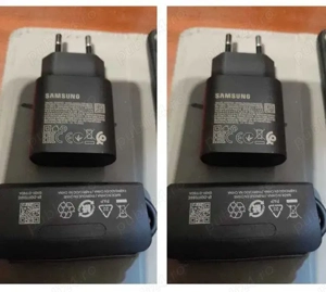 set incarcator Samsung original super fast charge 25w adaptor priza + cablu incarcare type c type c