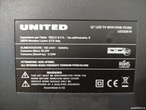 Televizor UNITED LED 32" sau 80 cm - imagine 2