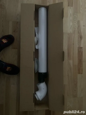 evacuare centrală pe gaz prin condesare