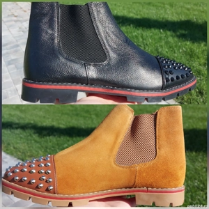 Oferta Toamna Ghete Christian Louboutin cu tinte   Piele Naturala 100%