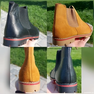 Oferta Toamna Ghete Christian Louboutin cu tinte   Piele Naturala 100% - imagine 4