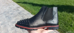 Oferta Toamna Ghete Christian Louboutin cu tinte   Piele Naturala 100% - imagine 5