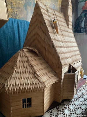 Vand biserică handmade superba