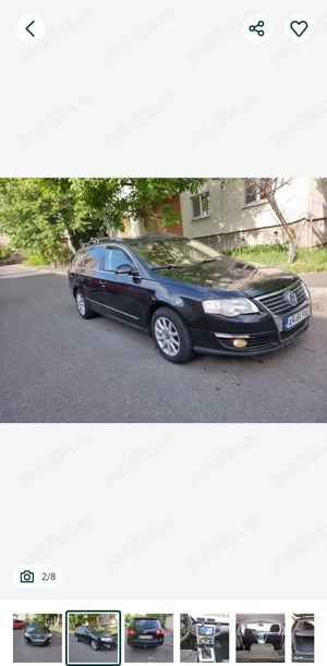 VW Passat B6 anul 2007 2.0 TDI 140 CP 4x4 - imagine 3