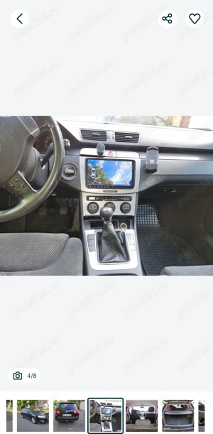 VW Passat B6 anul 2007 2.0 TDI 140 CP 4x4 - imagine 6