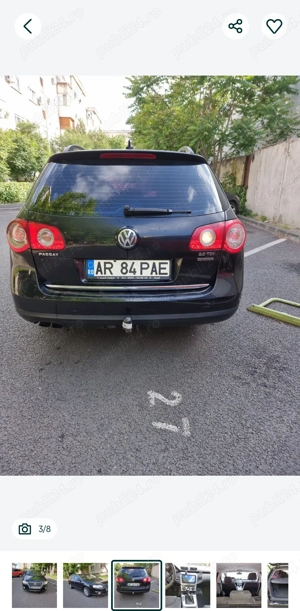 VW Passat B6 anul 2007 2.0 TDI 140 CP 4x4 - imagine 7