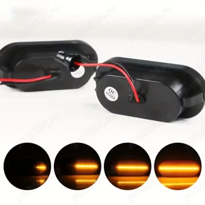 Set 2 Buc Semnal lateral Dinamic Aripa LED, VW, Seat, Ford - imagine 4