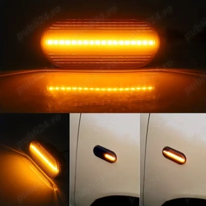 Set 2 Buc Semnal lateral Dinamic Aripa LED, VW, Seat, Ford - imagine 2