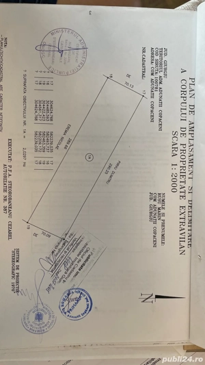 VÂND TEREN Intravilan Agricol 2 Hectare - imagine 2