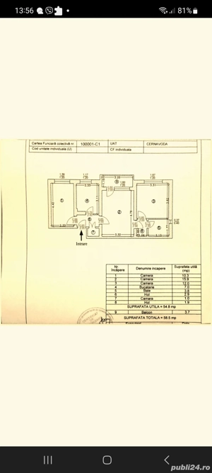 Apartament 3 camere  Cernavoda - imagine 10
