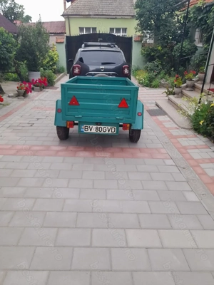Vând remorcă după autoturism, înmatriculat, ITP pe doi ani